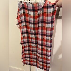 Plaid Checkered Scarf